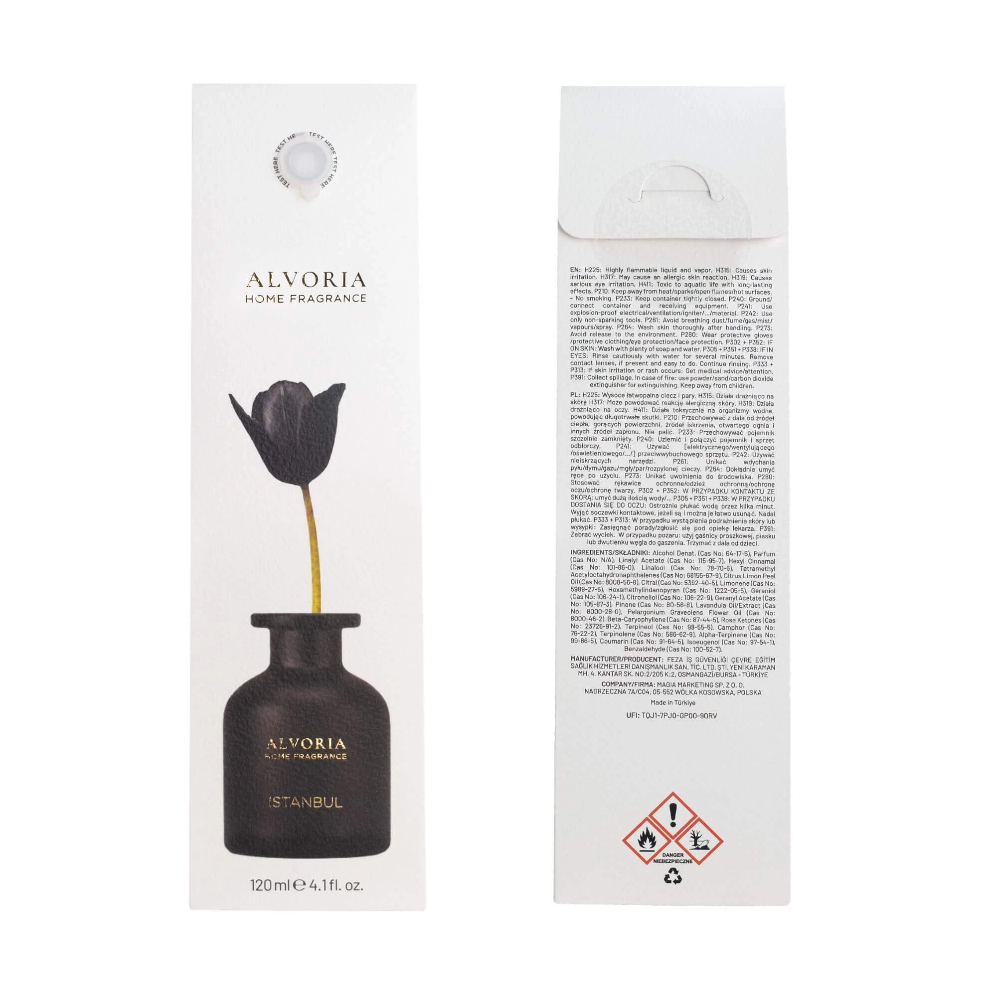 ALVORIA namų kvapas su lazdelėmis ISTANBUL 120ml - Image 4