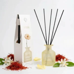 ALVORIA namų kvapas su lazdelėmis SAFFRON BLOOM120ml