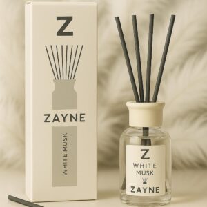 ZAYNE Namų kvapas su lazdelėmis WHITE MUSK 110ml