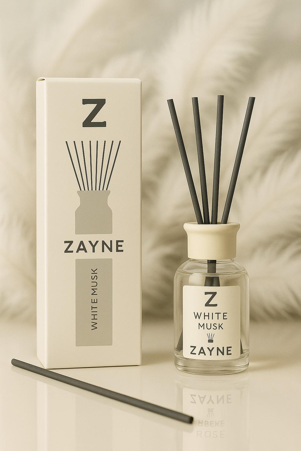 ZAYNE Namų kvapas su lazdelėmis WHITE MUSK 110ml