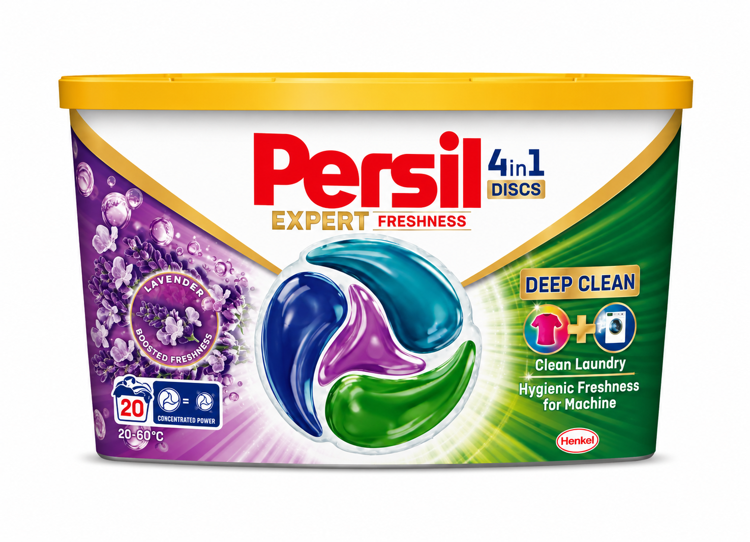 PERSIL Expert Freshness 4in1 Discs Lavender 20 vnt.