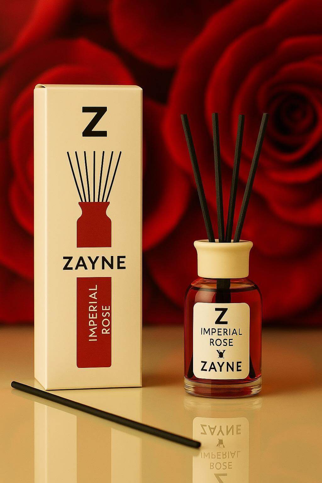 ZAYNE Imperial Rose namų kvapas su lazdelėmis 110ml