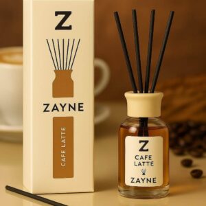 ZAYNE Namų kvapas su lazdelėmis CAFE LATTE 110ml