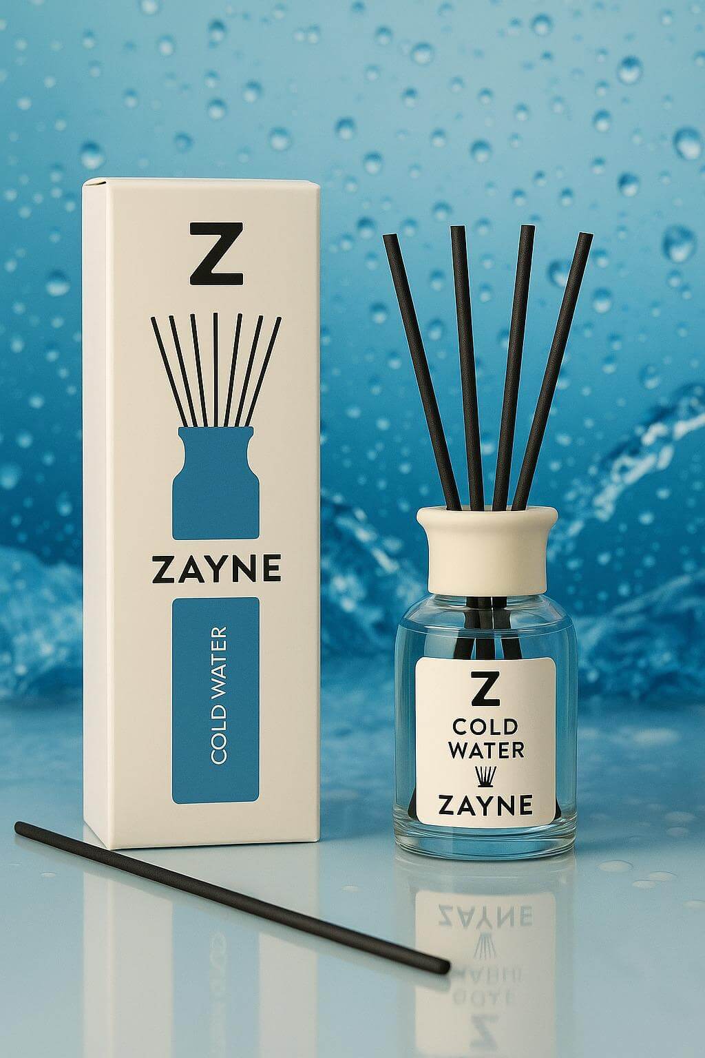 ZAYNE Namų kvapas su lazdelėmis COLD WATER 110ml