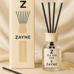 ZAYNE Namų kvapas su lazdelėmis SILK AND RICE 110ml