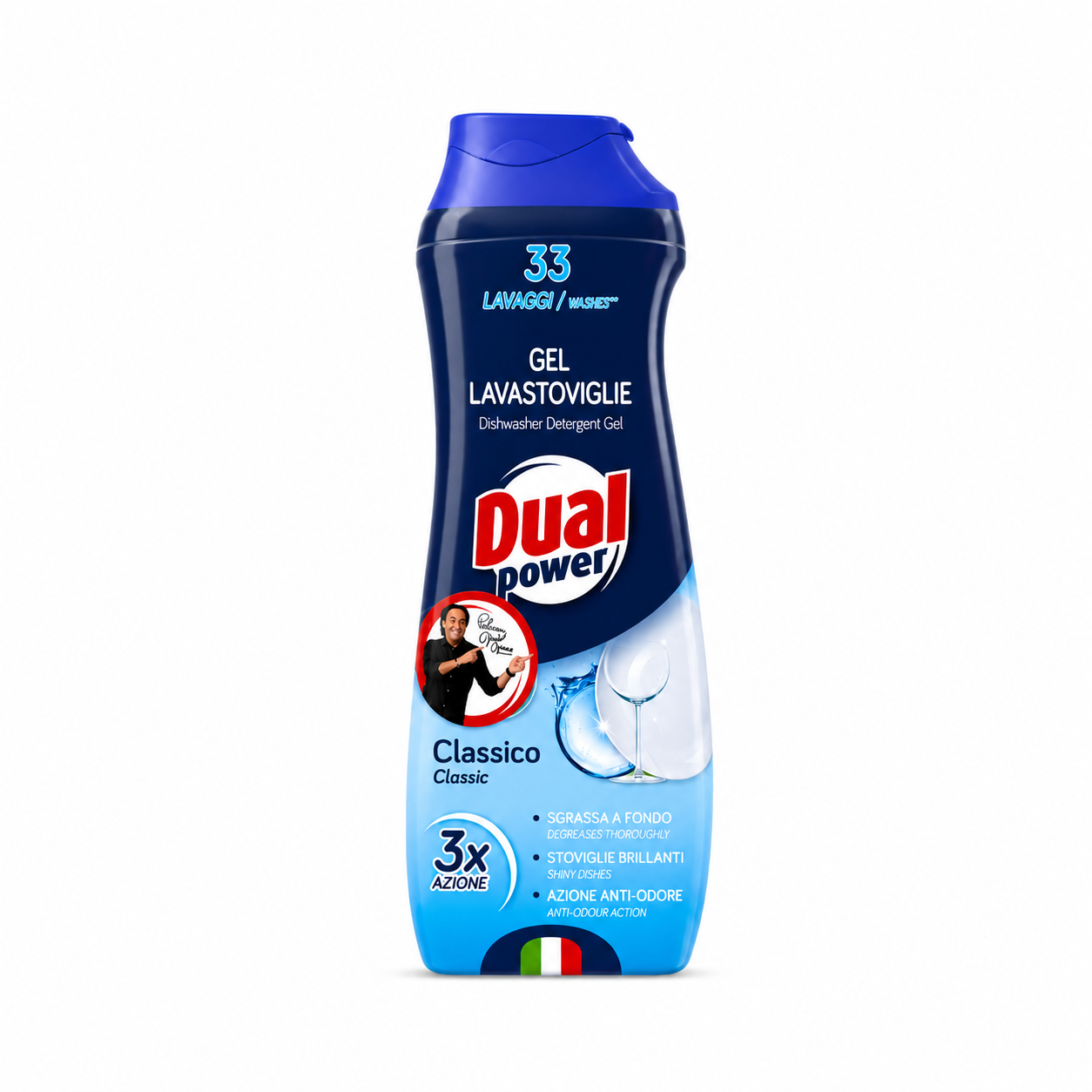 Dual Power Gel Lavastoviglie Classico indaplovių gelis 660 ml