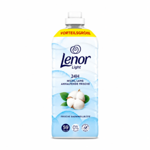 Lenor Light skalbinių minkštiklis su medvilnės žiedų aromatu 1239 ml