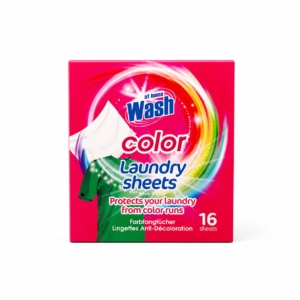 At Home Wash Color Laundry Sheets – servetėlės skalbimui