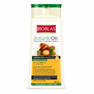 Bioblas Botanic Oils Argan Oil Shampoo 360 ml – maitinantis šampūnas su argano aliejumi