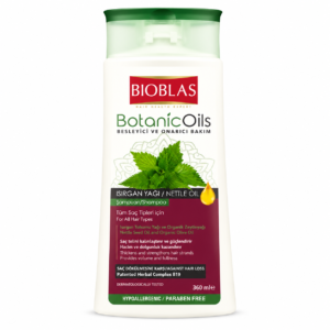 Bioblas Botanic Oils Nettle Oil Shampoo 360 ml – šampūnas su dilgėlių aliejumi visų tipų plaukams