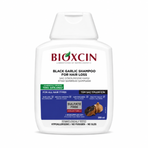 Bioxcin Black Garlic Shampoo 300 ml – šampūnas nuo plaukų slinkimo