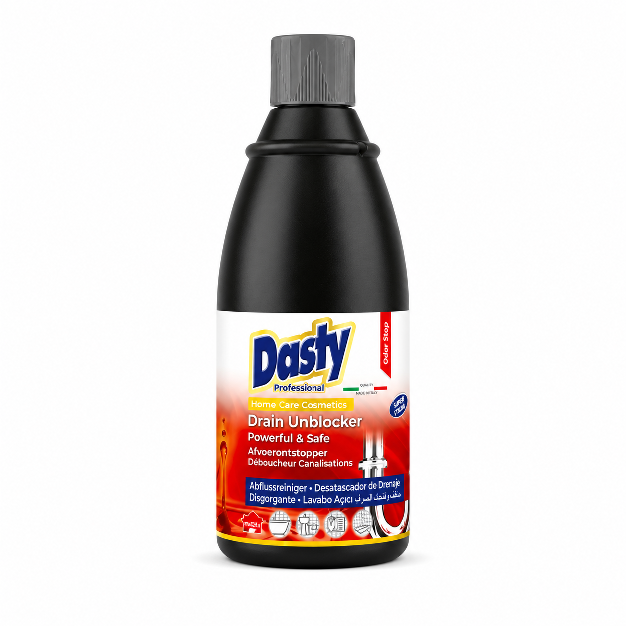 Dasty Drain Unblocker 1 L - kanalizacijos vamzdžių valymo priemonė