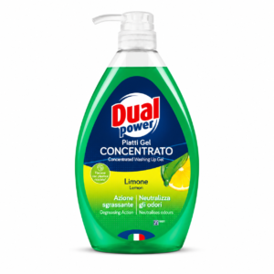 Dual Power Piatti Gel Concentrato Limone indų ploviklis 1000 ml