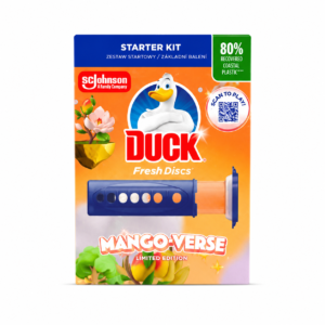 Duck Fresh Discs Mango-Verse WC gaiviklio starter rinkinys tualetui 36ml