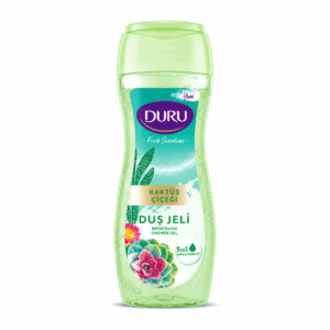 DURU Fresh Sensations Cactus Flower dušo želė 450 ml – gaivinanti dušo želė su kaktuso žiedų aromatu