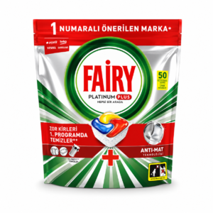 FAIRY Platinum Plus indaplovių kapsulės Lemon 50 vnt.