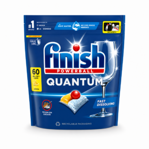 FINISH Powerball Quantum Lemon indaplovių kapsulės, 60 vnt.
