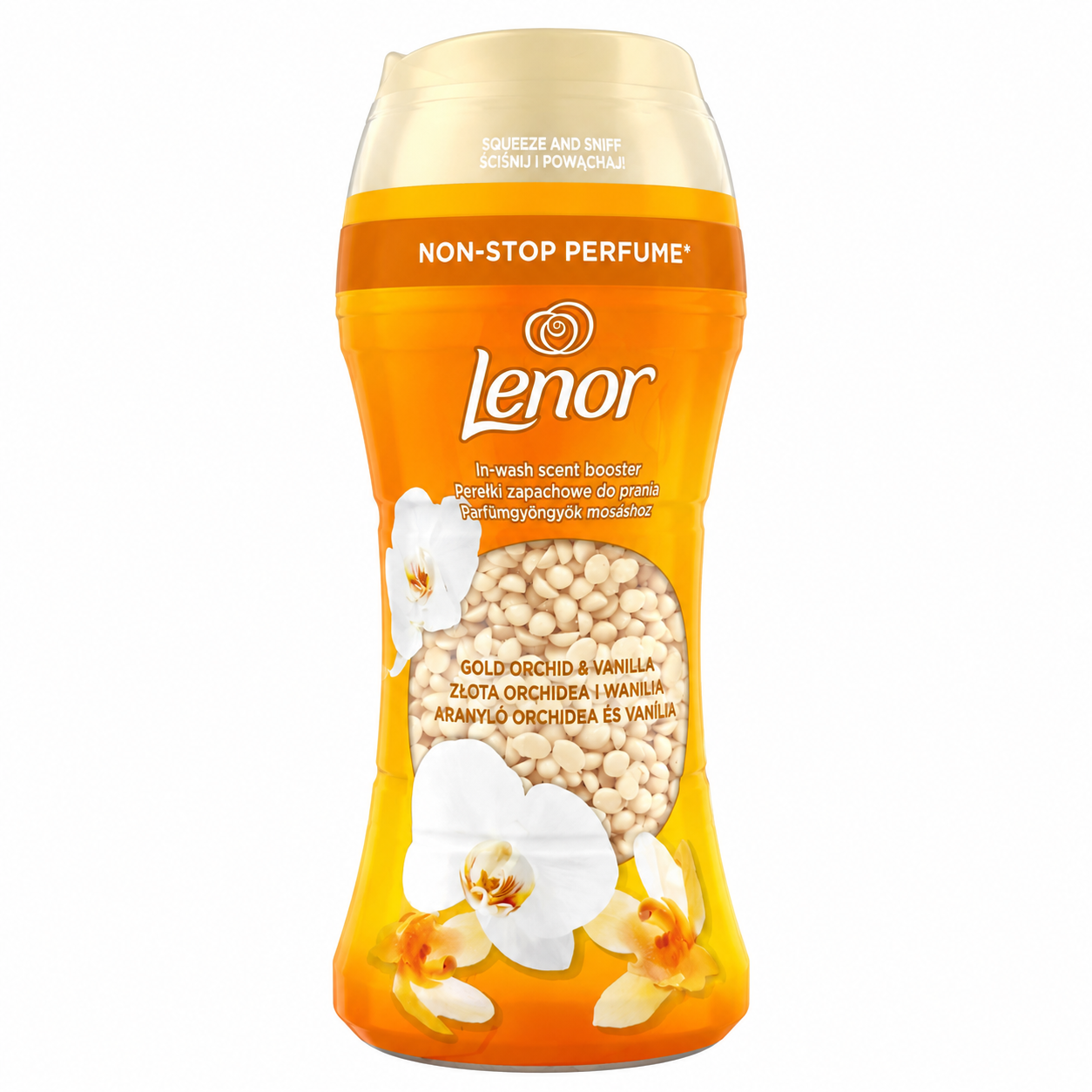 LENOR Gold Orchid & Vanilla kvapiosios skalbinių granulės 195g