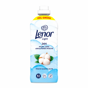 Lenor Light skalbinių minkštiklis 1722 ml – medvilnės žiedų aromatas