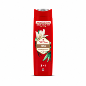 Old Spice Oasis 3in1 dušo želė kūnui, plaukams ir veidui 400 ml – Smoked Vanilla