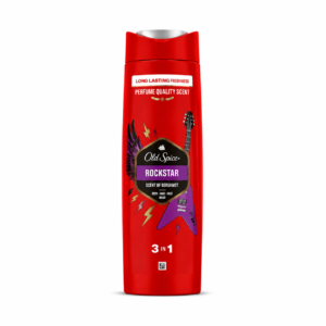 Old Spice Rockstar 3in1 dušo želė kūnui, plaukams ir veidui 400 ml – Bergamotės aromatas