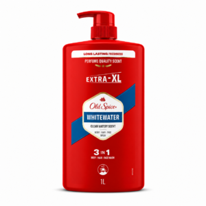 Old Spice Whitewater 3in1 dušo želė vyrams 1L – kūnui, plaukams ir veidui
