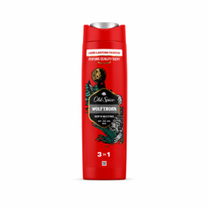 Old Spice Wolfthorn 3in1 dušo želė vyrams 400 ml – kūnui, plaukams ir veidui