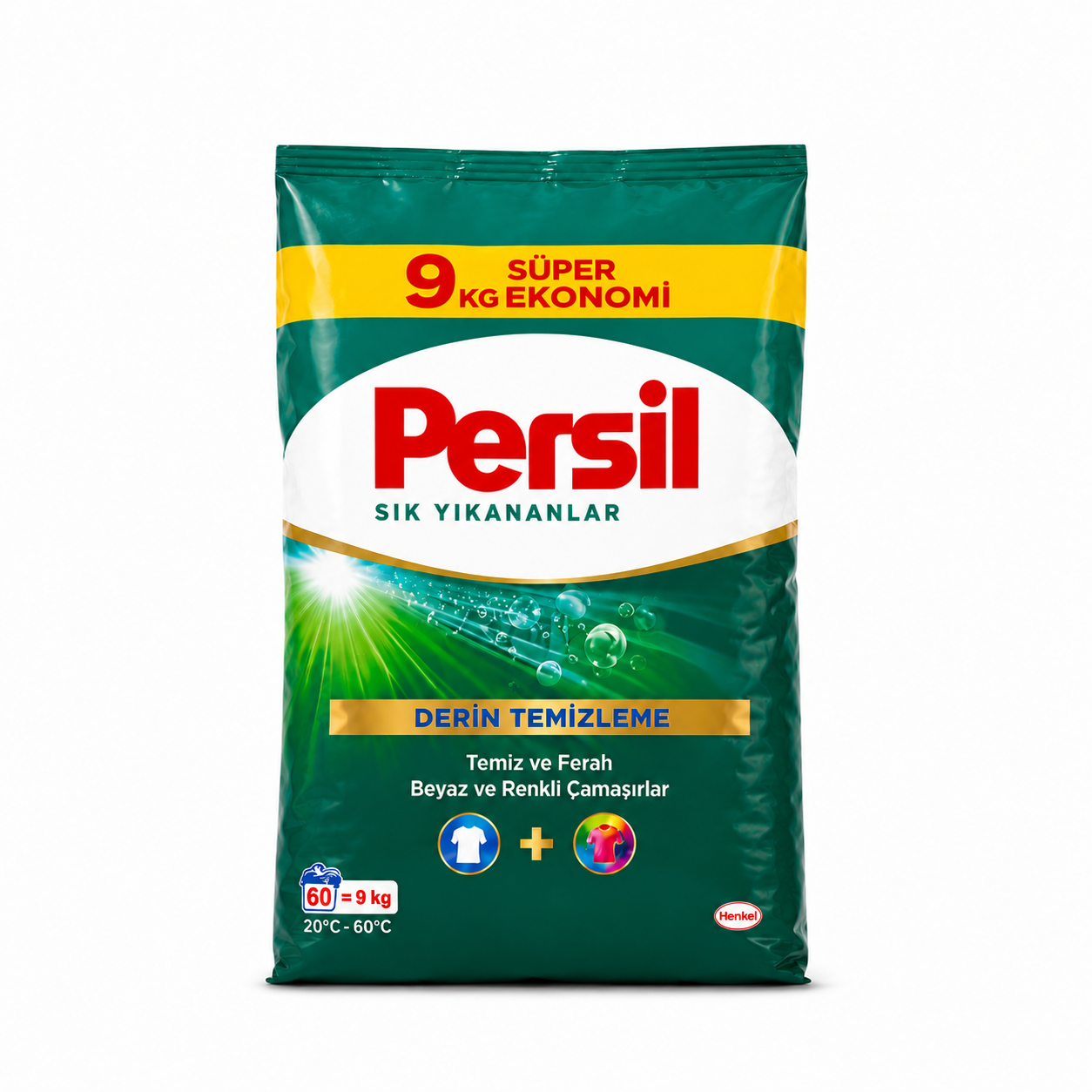 PERSIL Skalbimo milteliai baltiems ir spalvotiems skalbiniams 9 kg (60 skalbimų)