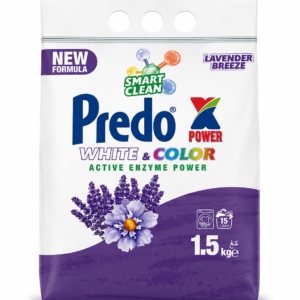 PREDOX Power White & Color Lavender Breeze skalbimo milteliai 1,5 kg