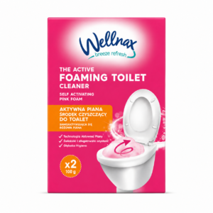 Wellnax Active Foaming Toilet Cleaner 2 × 100 g – putojantis klozeto valiklis
