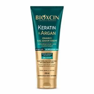 Bioxcin Keratin & Argan atkuriamasis plaukų kondicionierius su keratinu ir arganu 250 ml