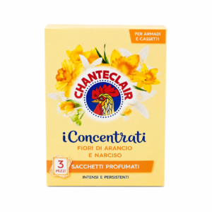 Chanteclair i Concentrati Fiori di Arancio e Narciso kvapnūs maišeliai spintoms ir stalčiams 3 vnt.