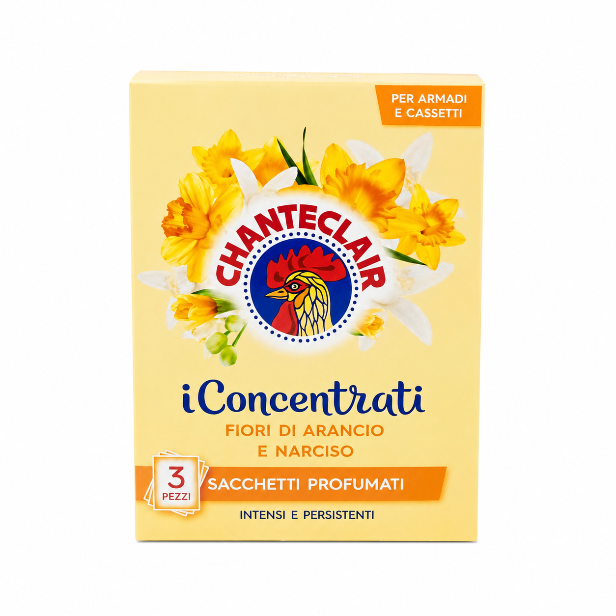 Chanteclair i Concentrati Fiori di Arancio e Narciso kvapnūs maišeliai spintoms ir stalčiams 3 vnt.